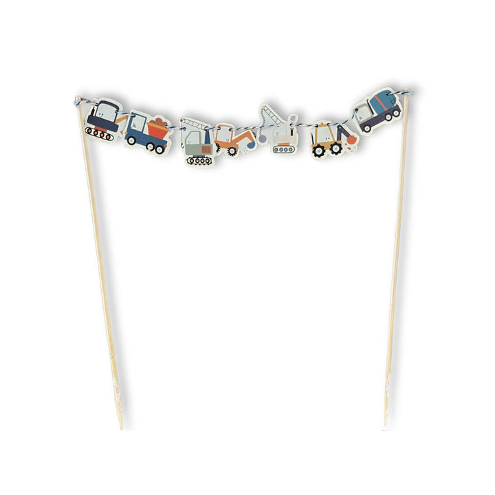 Construction Builder Birthday Cake Banner - Josi James - Cake Banner