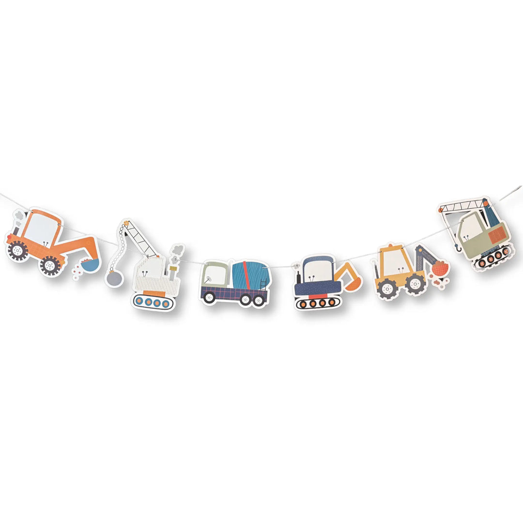 Construction Builder Party Banner - Josi James - Banners