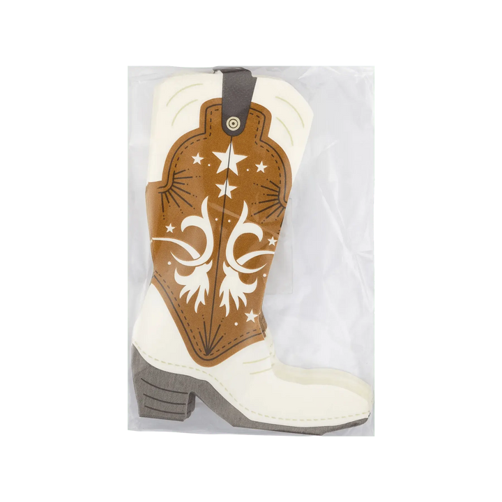 Cowboy Boot Shaped Paper Napkins – Western Party Napkins (24pcs) - Josi James - Die Cut Napkin