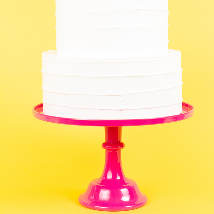 Hot Pink Melamine Cake Stand | Cupcake Stand Sprinkles & Confetti Party Supplies