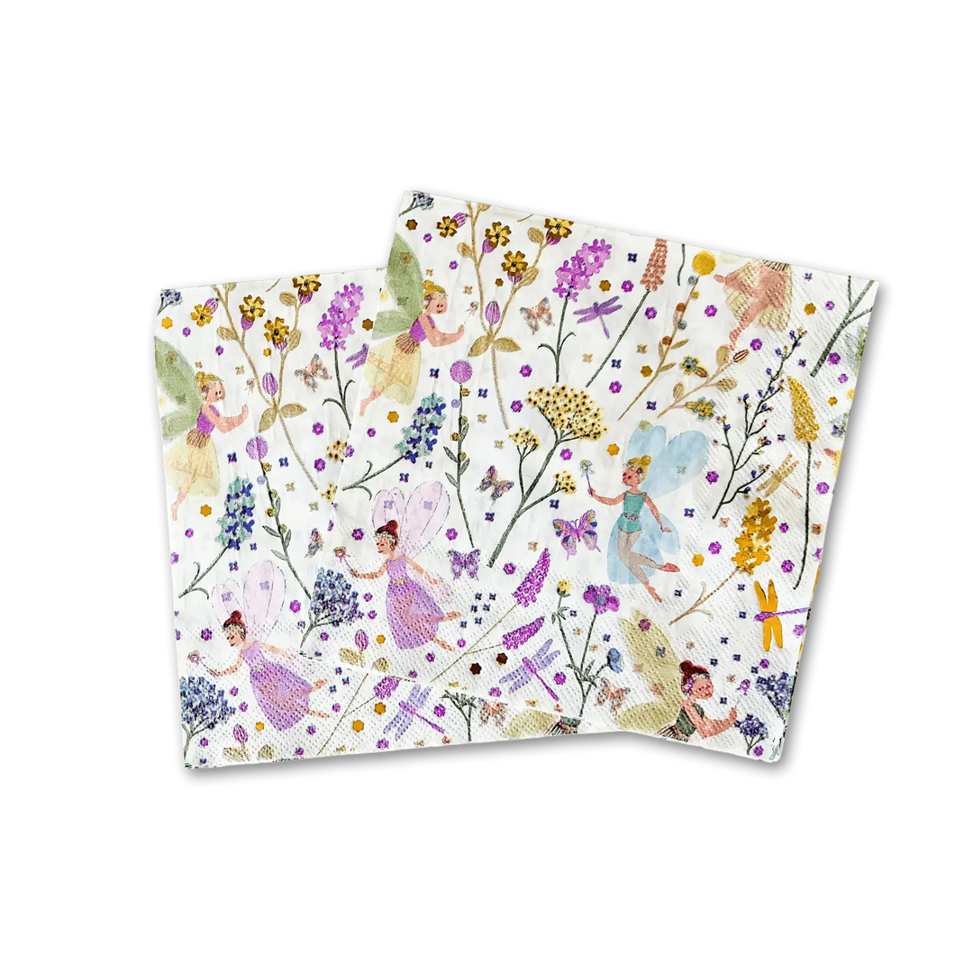 Fairy Large Disposable Paper Napkins (16pcs) - Josi James - Large Napkins
