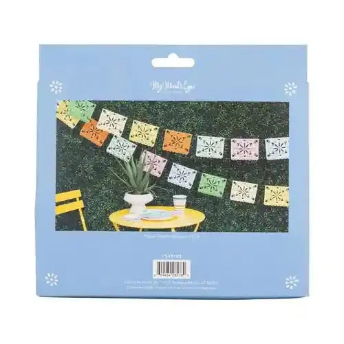Fiesta Papel Picado Banner – 10ft Colorful Mexican Party Garland (12pc) - Josi James - Banners