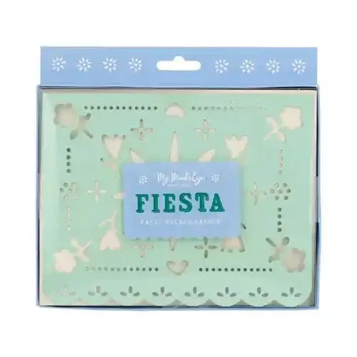 Fiesta Papel Picado Banner – 10ft Colorful Mexican Party Garland (12pc) - Josi James - Banners