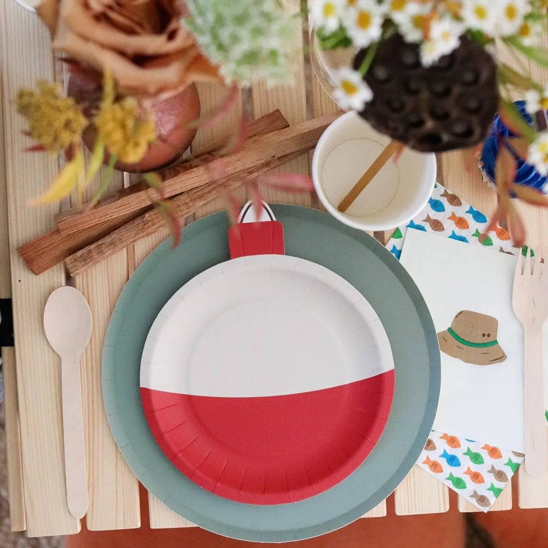 Fishing Small Disposable Paper Napkins (16pcs) - Josi James - Small Napkins