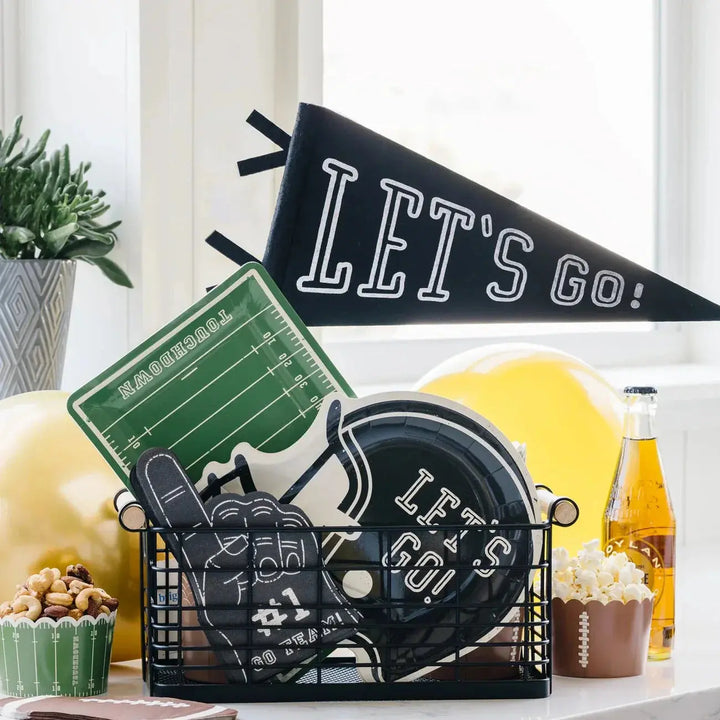 Foam Finger Shaped Napkins – 4" x 7.75" Football Party Napkins for Game Day & Tailgates (24ct) - Josi James - Die Cut Napkin
