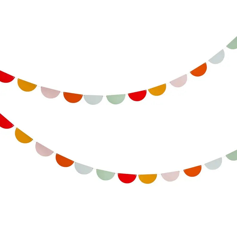 Scallop Card Garland 4M Hootyballoo by Club Green