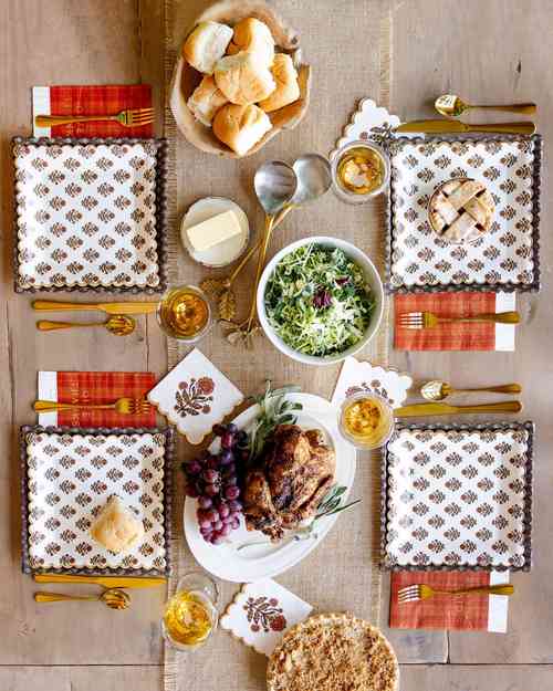 Give Thanks Plaid Dinner Napkin - Josi James - Tall Napkins