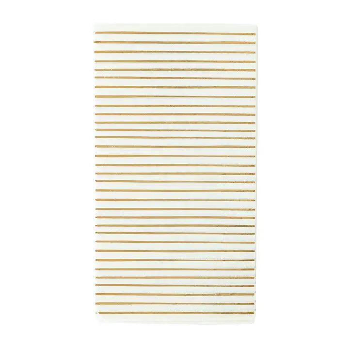 Gold Stripe Dinner Napkin, 18pcs My Minds Eye