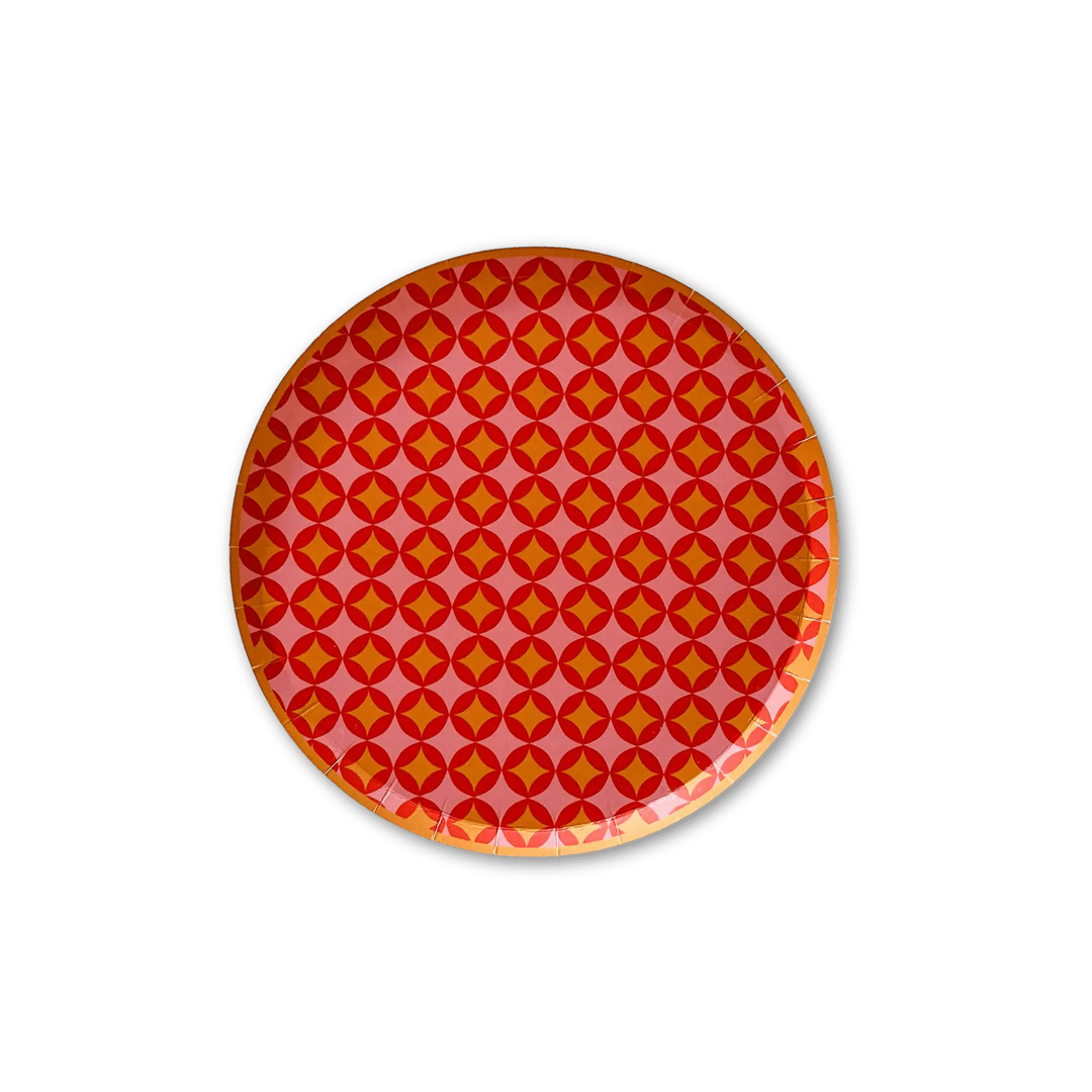 Groovy Dessert Plate (8pcs) - Josi James - 7 Inch Plate