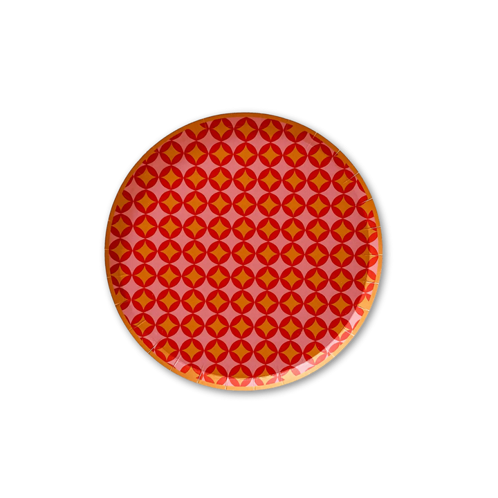 Groovy Dessert Plate (8pcs) - Josi James - 7 Inch Plate