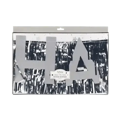 Happy New Year Fringed Banner - Josi James - Banners
