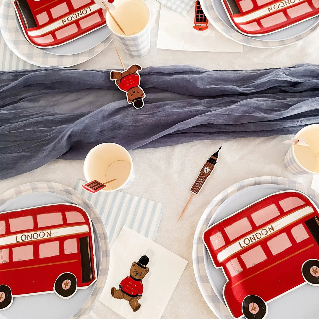 London Toppers (8pcs) - Josi James - Cake Banner