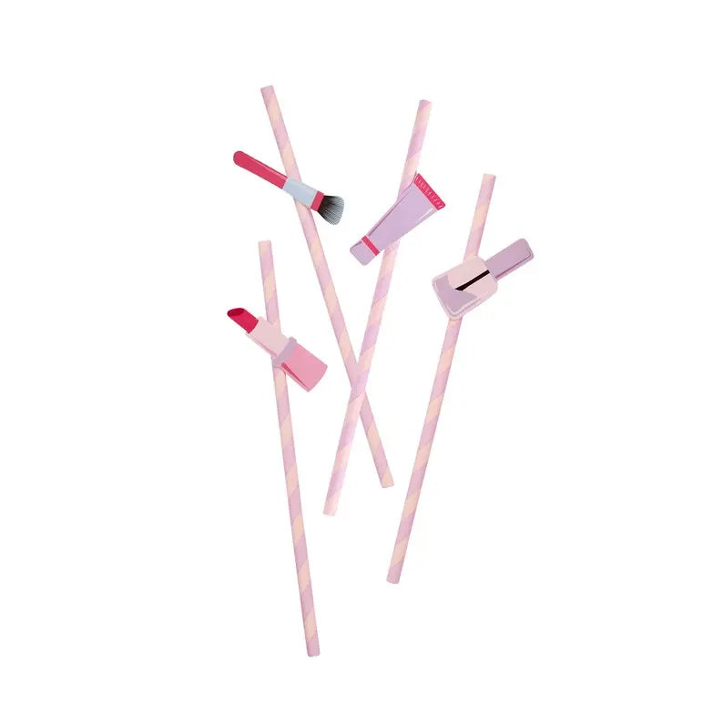 Makeup Paper Straws-16 pcs Hootyballoo by Club Green