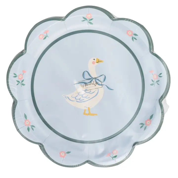 Goose 8" Plate, 8pcs My Minds Eye