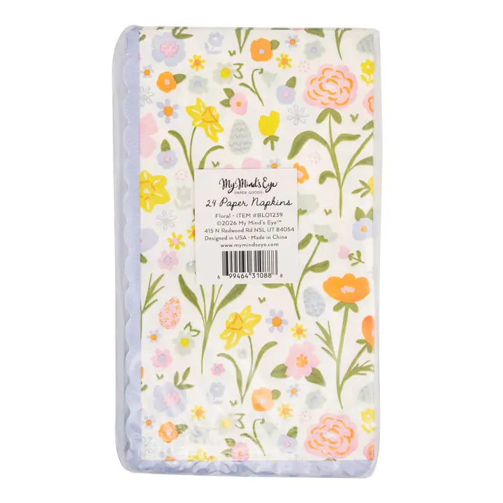 Blossom Floral Dinner Napkin, 24pcs My Minds Eye