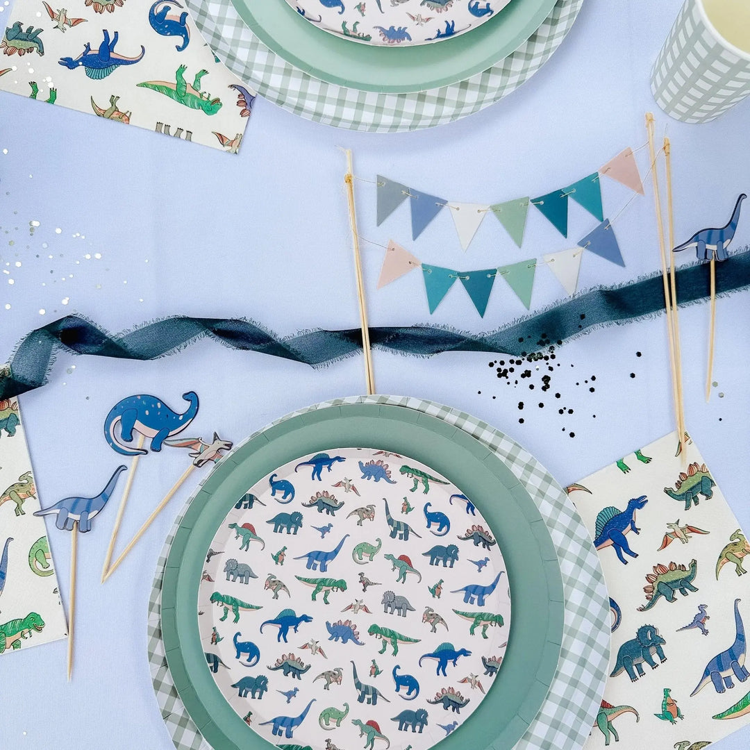 Neutral Blue & Green Cake Banner - Josi James - Cake Banner