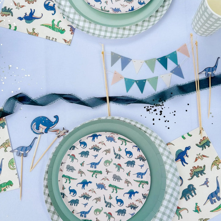 Neutral Blue & Green Cake Banner - Josi James - Cake Banner