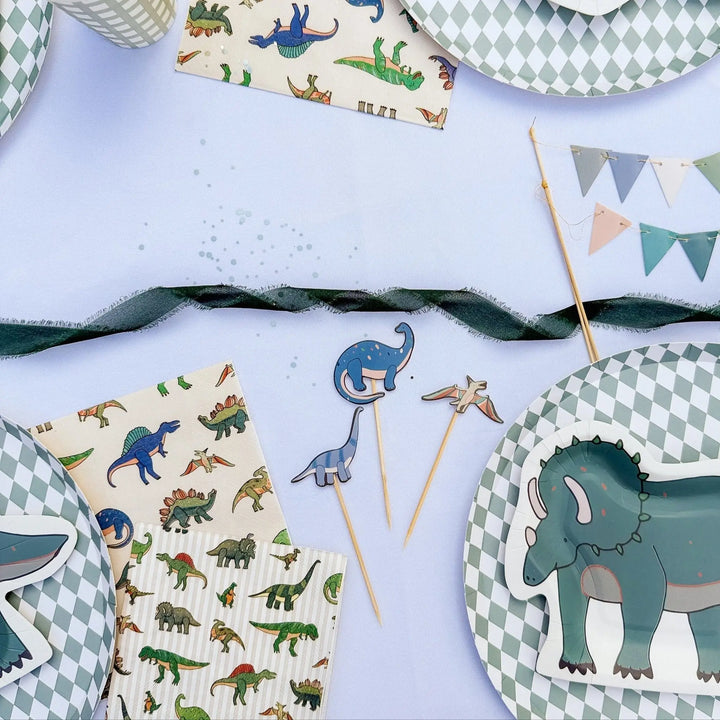 Neutral Blue & Green Cake Banner - Josi James - Cake Banner