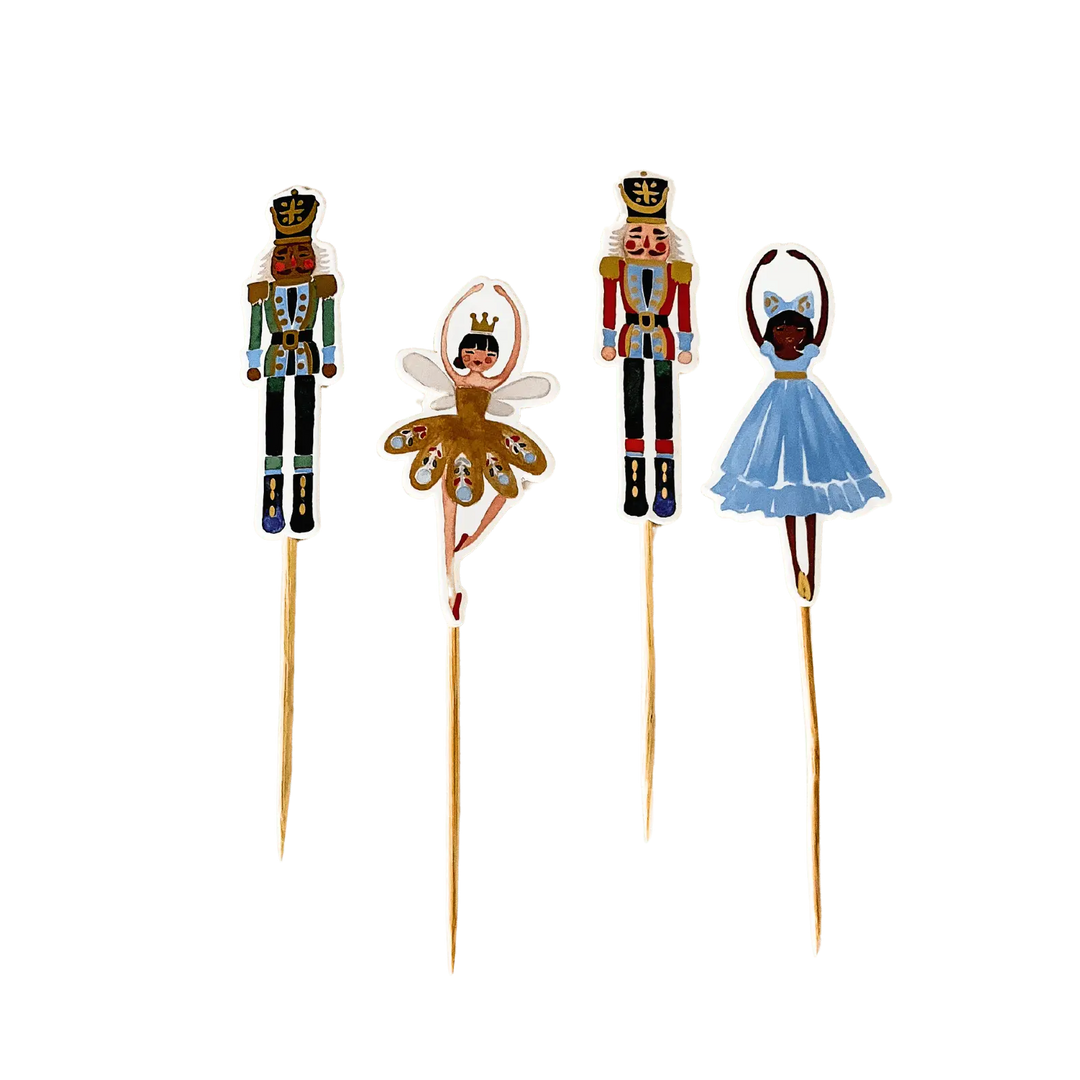 Nutcracker Christmas Cupcake Toppers - Josi James - Cupcake Toppers