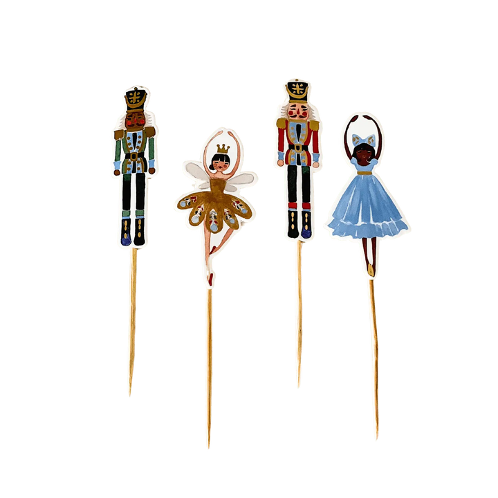 Nutcracker Christmas Cupcake Toppers - Josi James - Cupcake Toppers