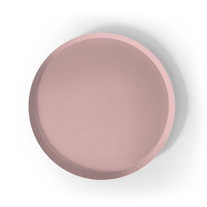 Pink Paper Party Plate (8pcs) - Josi James - 9 Inch Plate