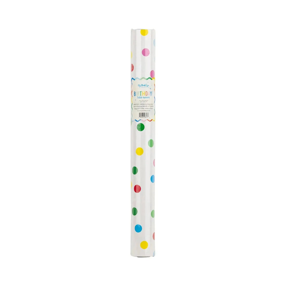 Polka Dot Paper Table Runner – 16" x 120" - Josi James - Table Runner