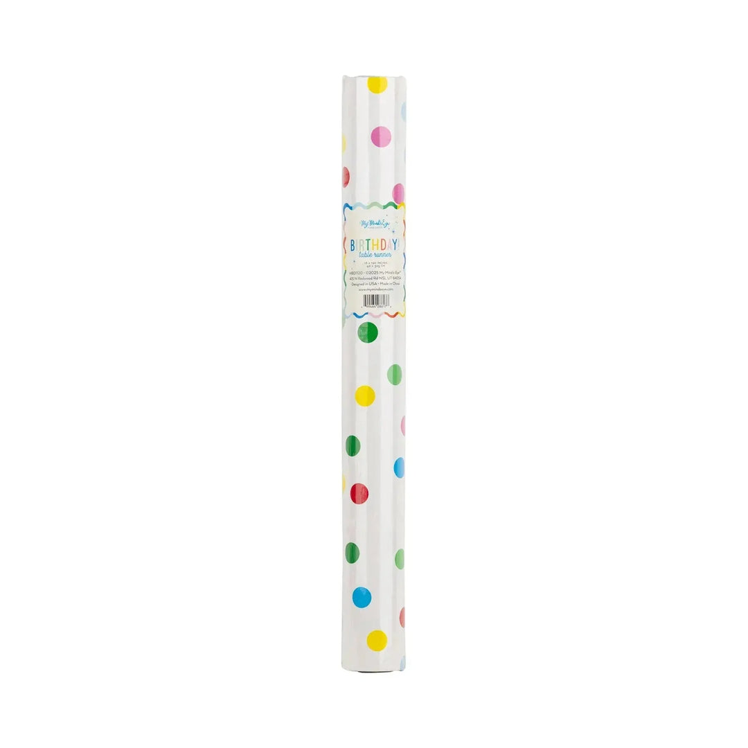 Polka Dot Paper Table Runner – 16" x 120" - Josi James - Table Runner