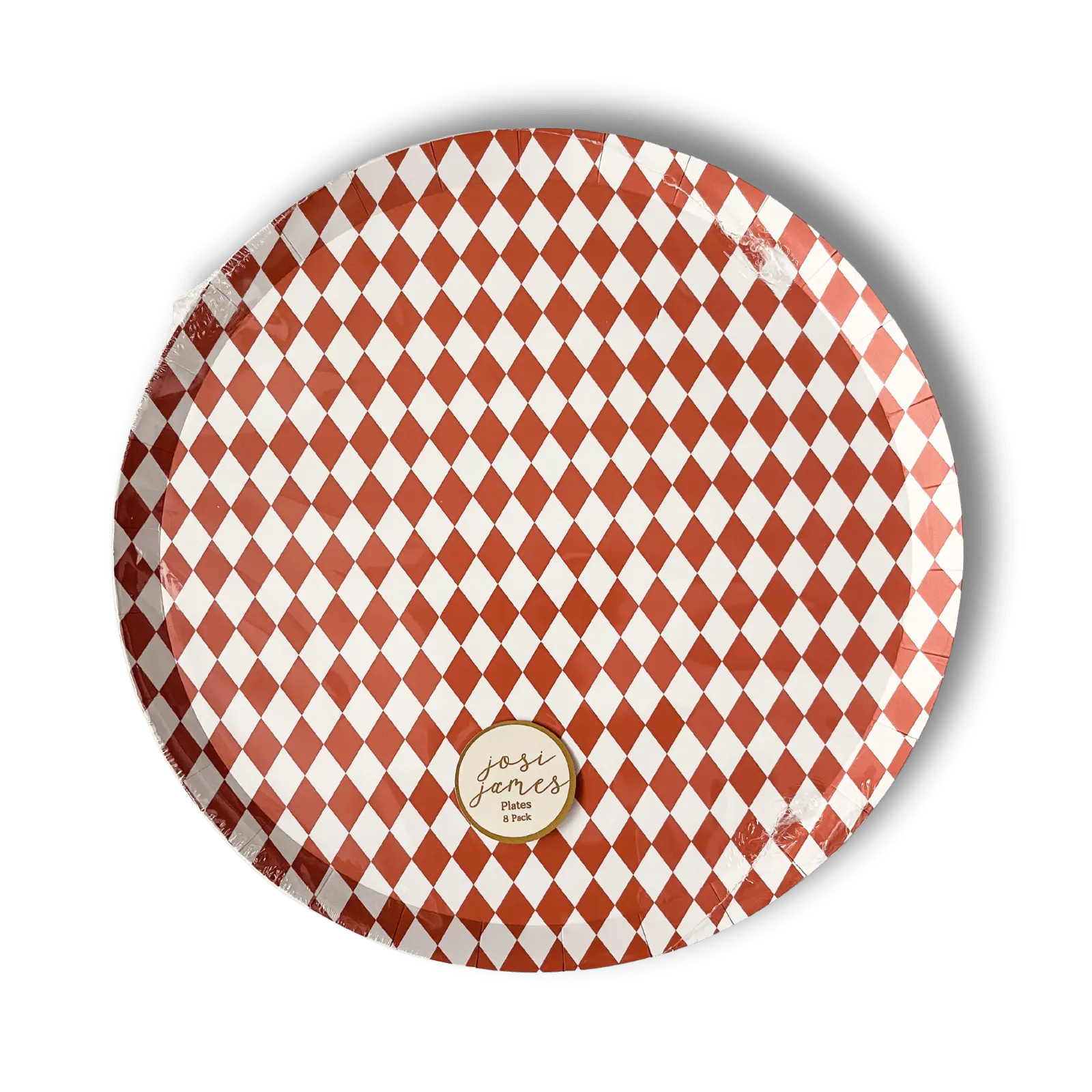 Premium Orange Bavarian Check Plate, (8pcs) - Josi James