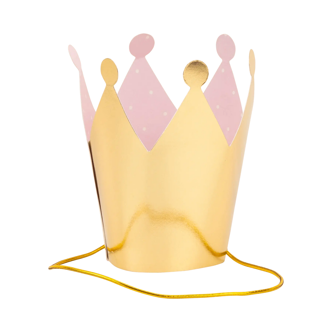 Princess Crown Decorating Kit – 8 Adjustable Crowns with Stickers - Josi James - Party Hats