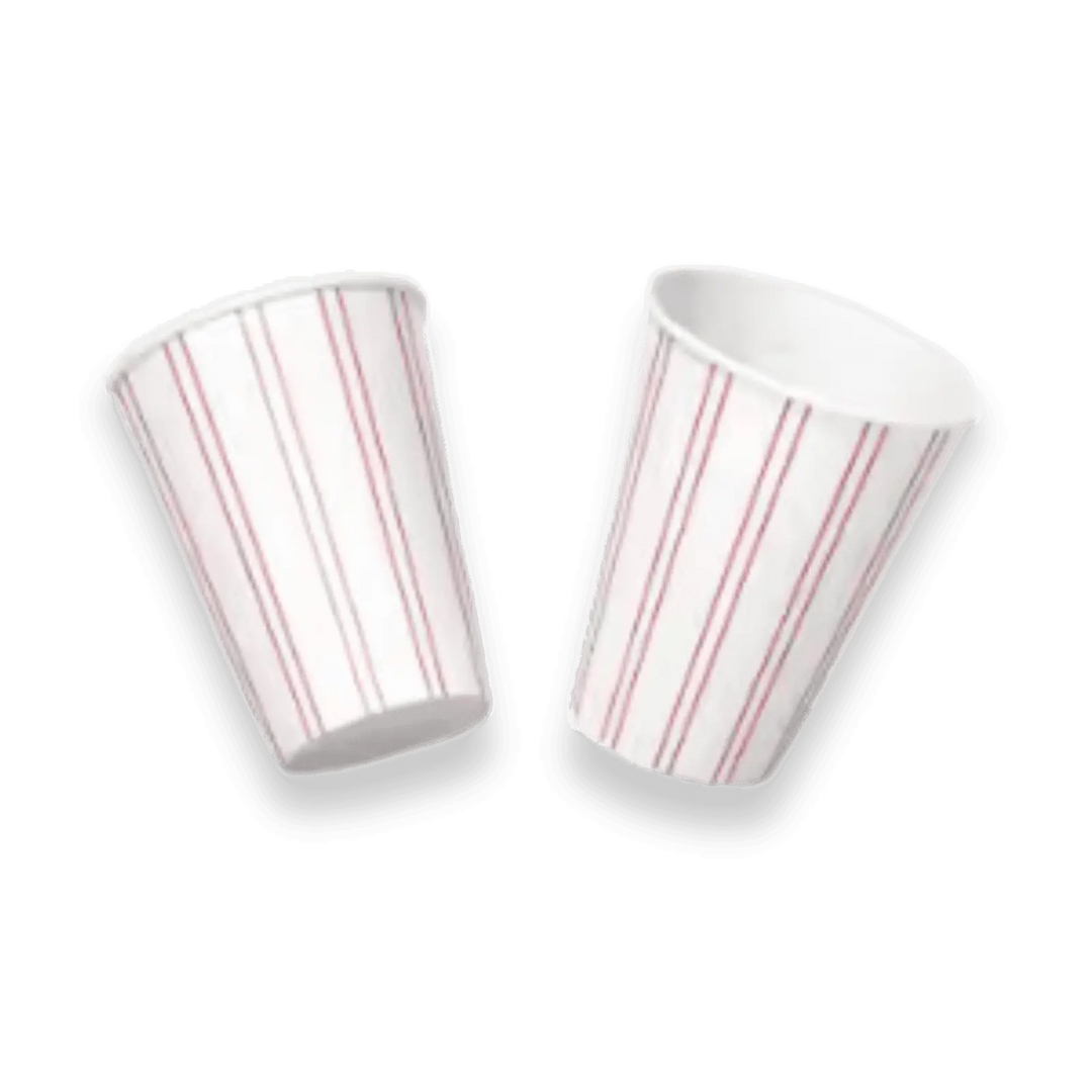 Red Farmhouse Striped Cup - Josi James - Cups