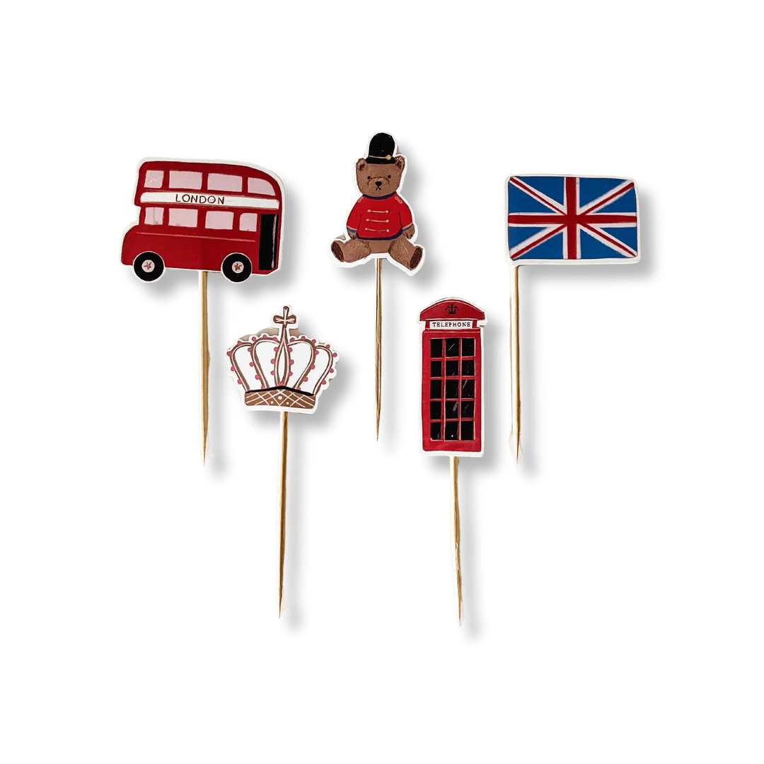 Royal London Cupcake Toppers (10pcs) - Josi James - Cupcake Toppers