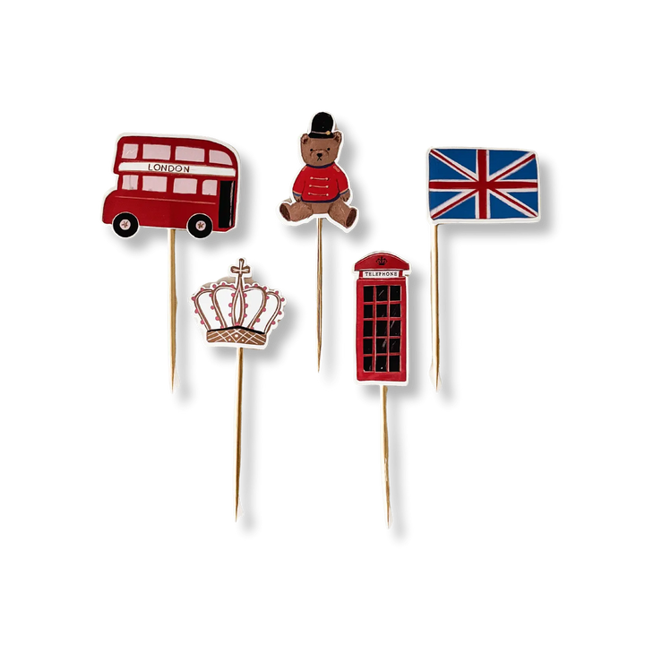 Royal London Cupcake Toppers (10pcs) - Josi James - Cupcake Toppers
