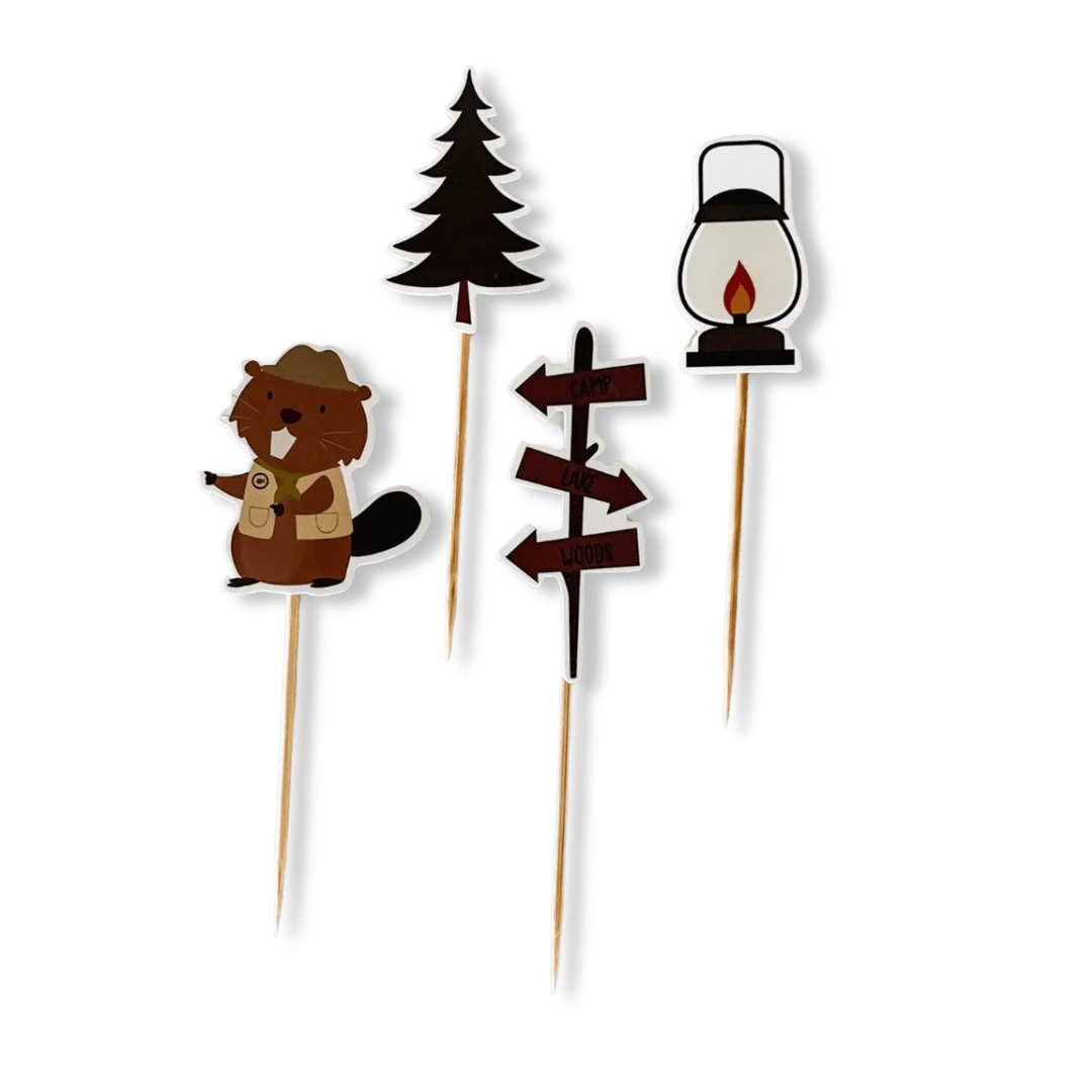 Scout Toppers (8pcs) - Josi James - Cupcake Toppers
