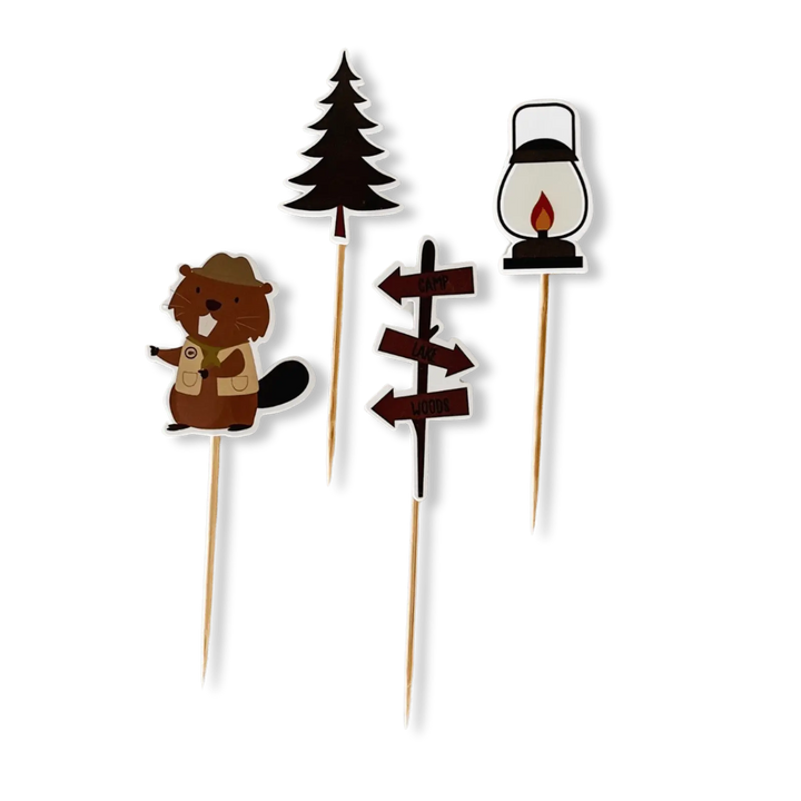 Scout Toppers (8pcs) - Josi James - Cupcake Toppers