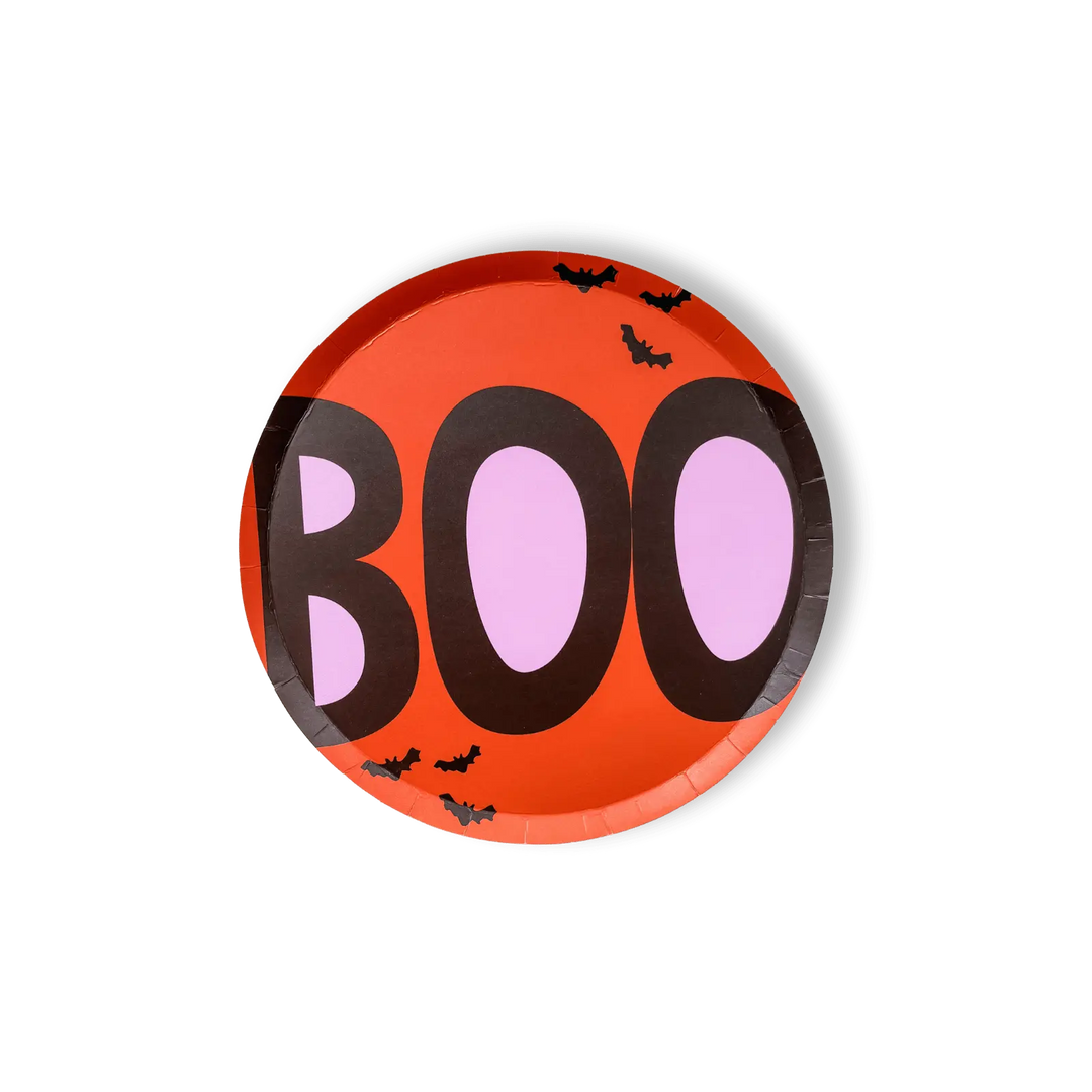 Small Boo Dessert Paper Plate (8pcs) - Josi James - 7 Inch Plate