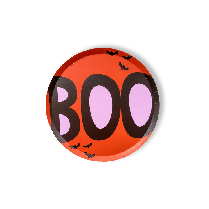 Small Boo Dessert Paper Plate (8pcs) - Josi James - 7 Inch Plate