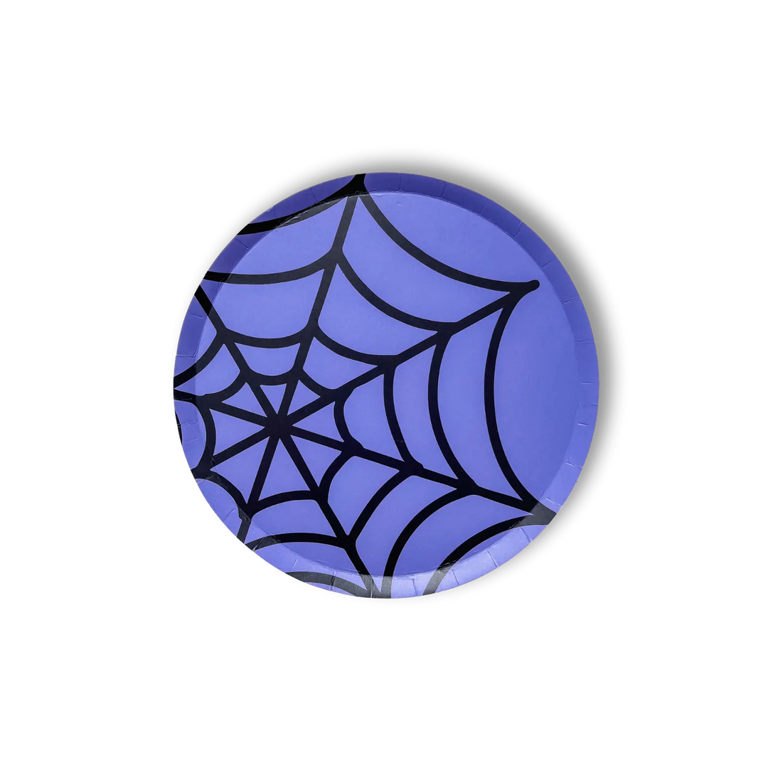 Small Spider Web Dessert Plate (8pcs) - Josi James - 7 Inch Plate