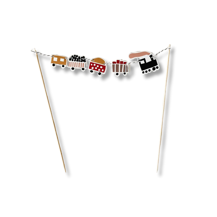 Train Cake Banner - Josi James - Cake Banner