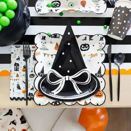Tricks & Treats Halloween Guest Napkins (24pcs) - Josi James - Tall Napkins