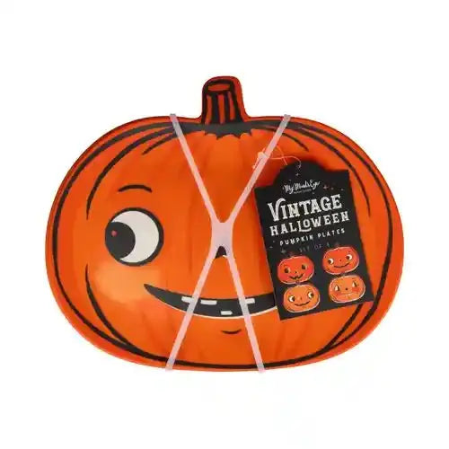 Vintage Pumpkin Bamboo Plates - Josi James - Bamboo Plates