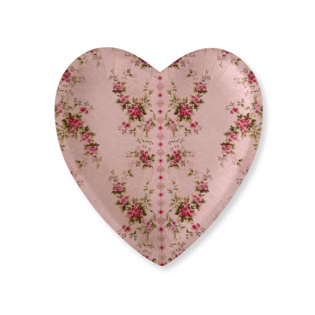 With Love Heart Shaped Plates, 12pcs - Josi James - Die Cut Plate