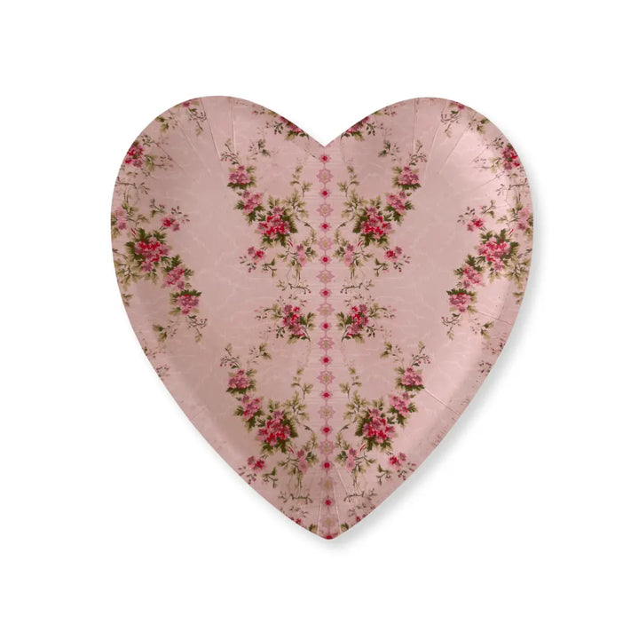 With Love Heart Shaped Plates, 12pcs - Josi James - Die Cut Plate