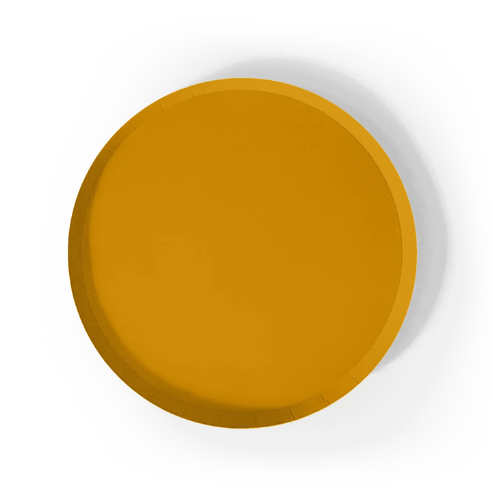 Yellow Paper Party Plate (8pcs) - Josi James - 9 Inch Plate