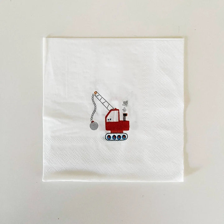 Builder Small Disposable Paper Napkins (16pcs) - Josi James - Small Napkins