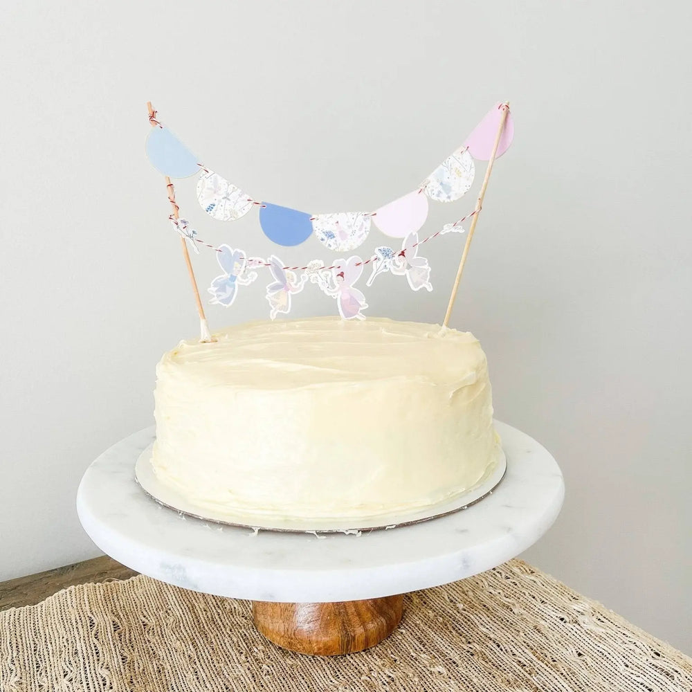 Fairy Scalloped Pennant Cake Banner - Josi James - Cake Banner