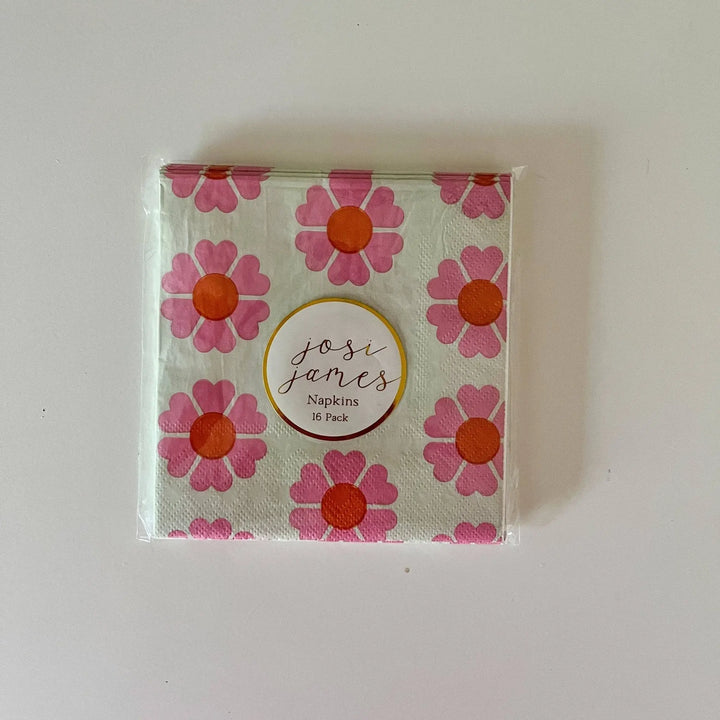 Groovy Small Disposable Paper Napkins (16pcs) - Josi James - Small Napkins