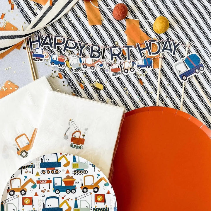 Happy Birthday Cake Banner Navy - Josi James - Cake Banner