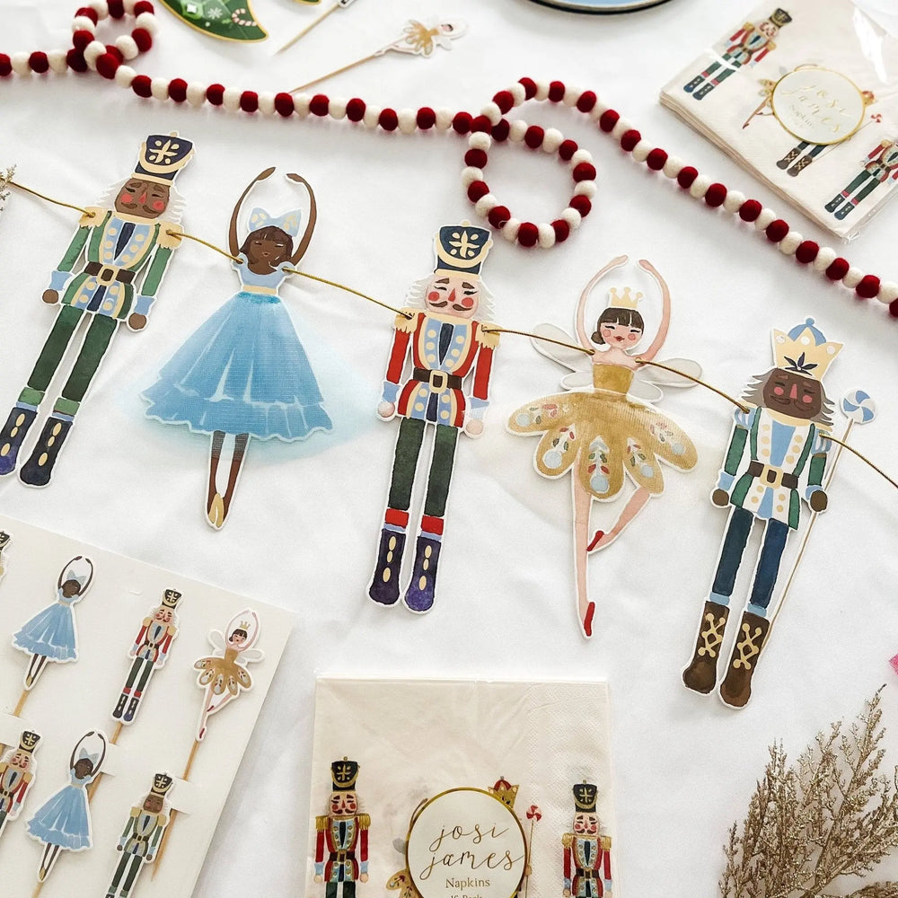Nutcracker Christmas Cupcake Toppers - Josi James - Cupcake Toppers