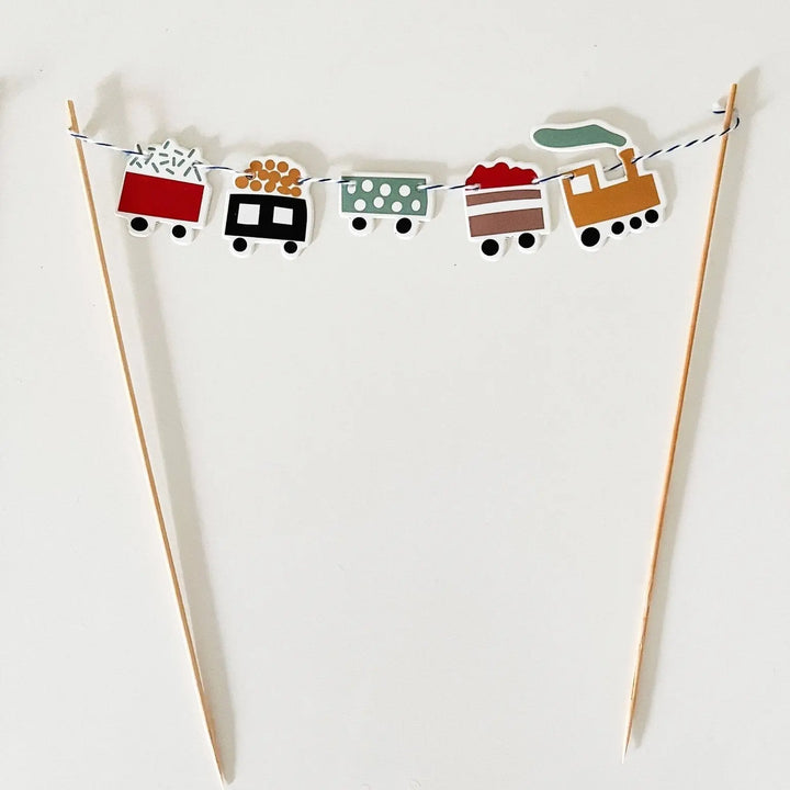 Train Cake Banner - Josi James - Cake Banner