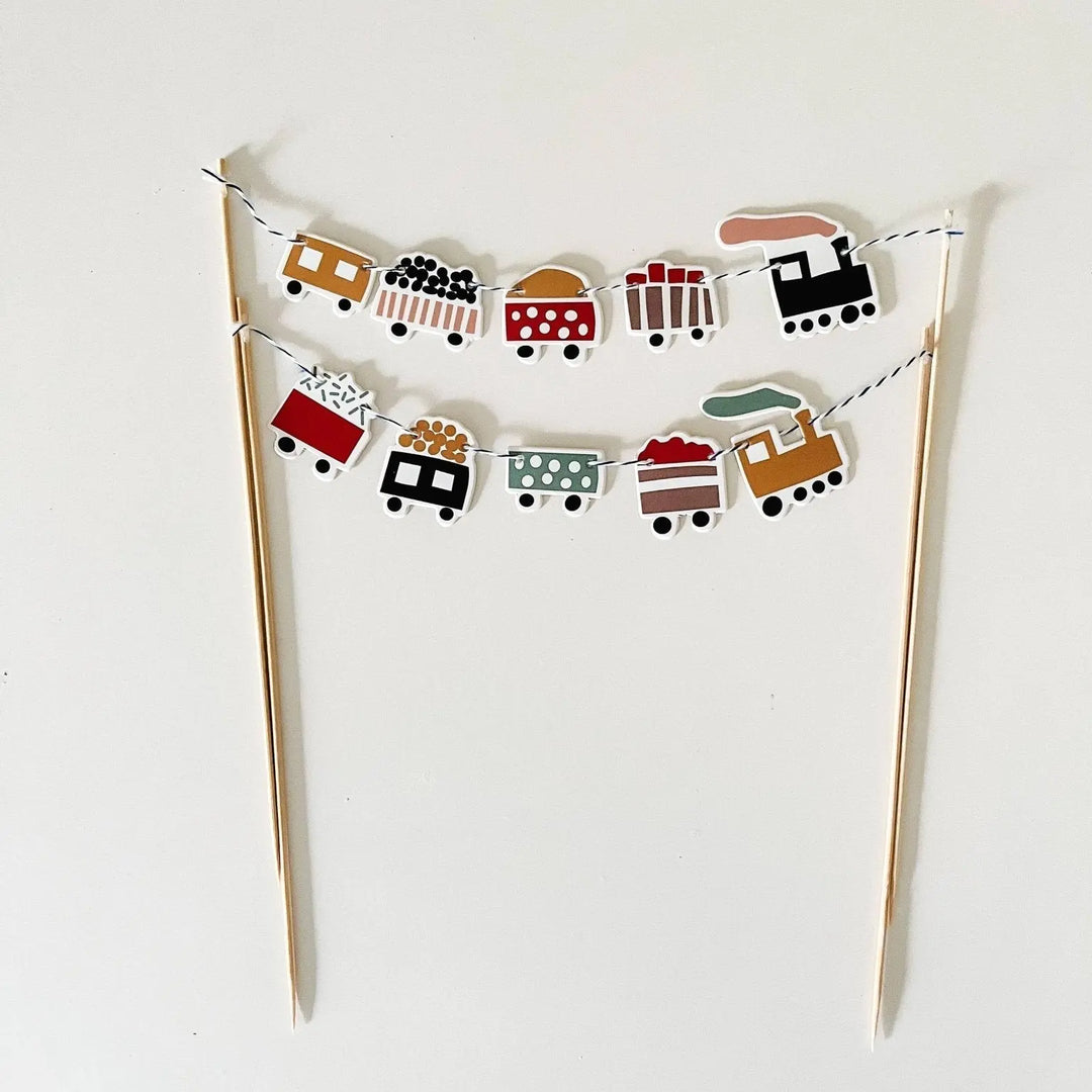 Train Cake Banner - Josi James - Cake Banner